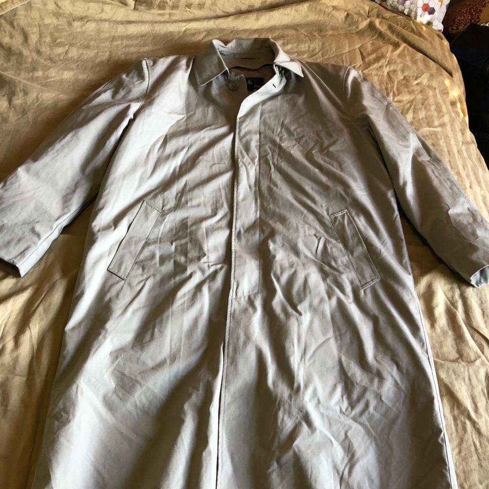 London fog trench coat